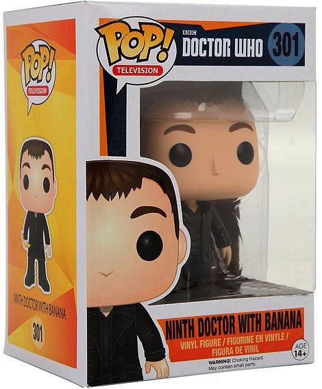 Ninth Doctor with Banana #301 Doctor Who Pop! Vinyl