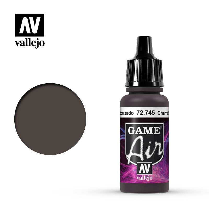 Vallejo Game Air - Charred Brown 17 ml