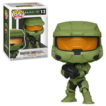 Master Chief with MA40 Assault Rifle #13 Halo Pop! Vinyl