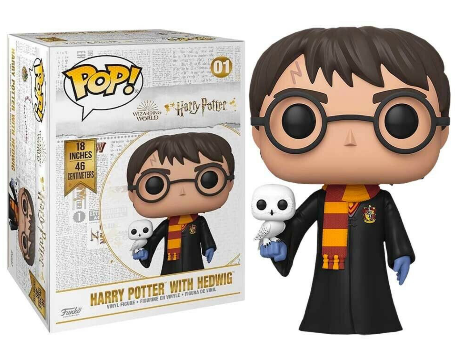 Harry Potter with Hedwig (18 Inch) #01 Harry Potter Pop! Vinyl