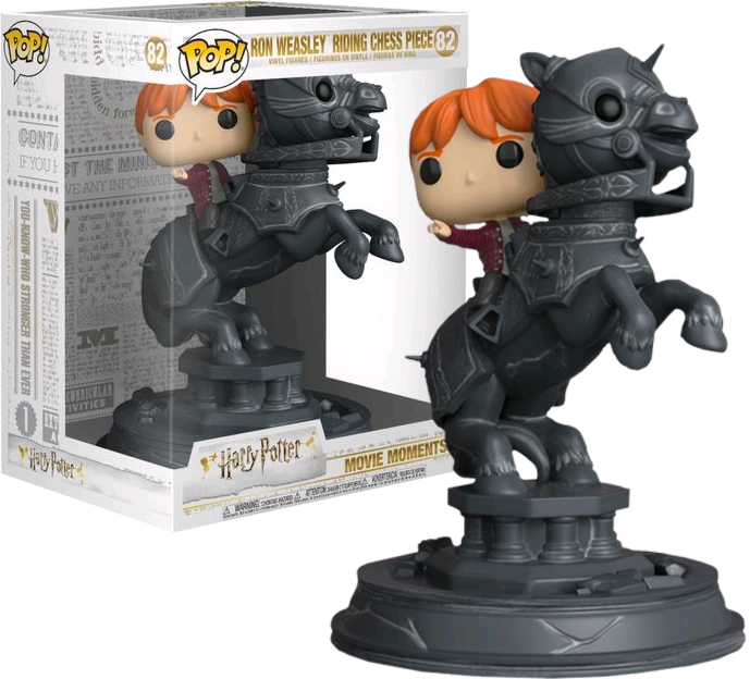 Ron Weasley Riding Chess Piece #82 Harry Potter Movie Moments Pop! Vinyl