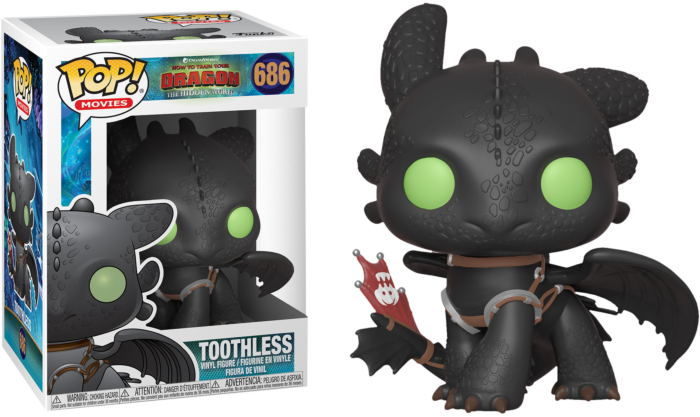 Toothless #686 How To Train Your Dragon: The Hidden World Pop! Vinyl