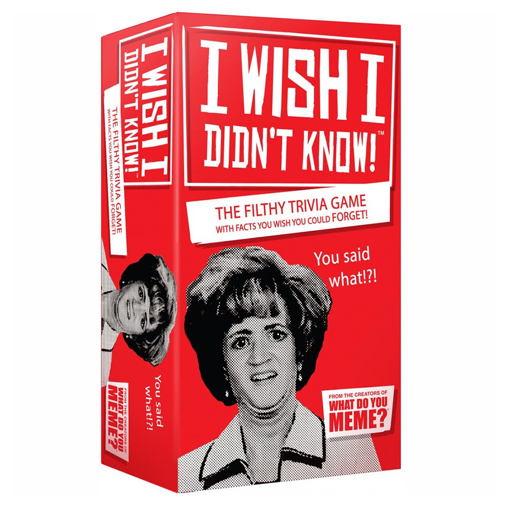 I Wish I Didn't Know! Card Game