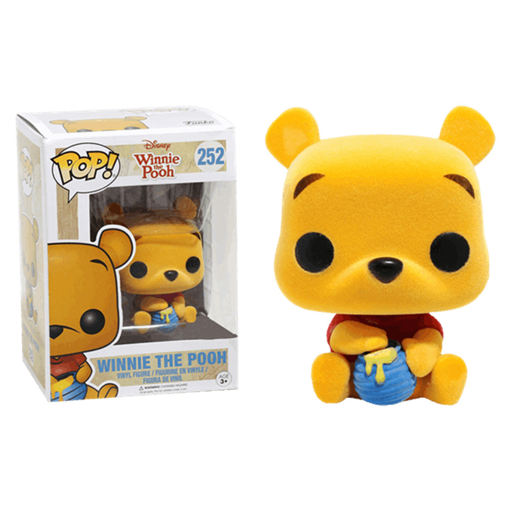 Winnie the Pooh (Flocked Special Edition) #252 Disney Pop! Vinyl