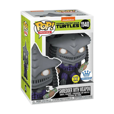Shredder with Weapon (Glow in the Dark Funko Exclusive) #1140 Teenage Mutant Ninja Turtles Pop! Vinyl