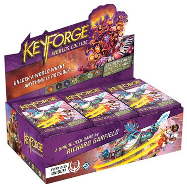 Keyforge Worlds Collide Deck Display