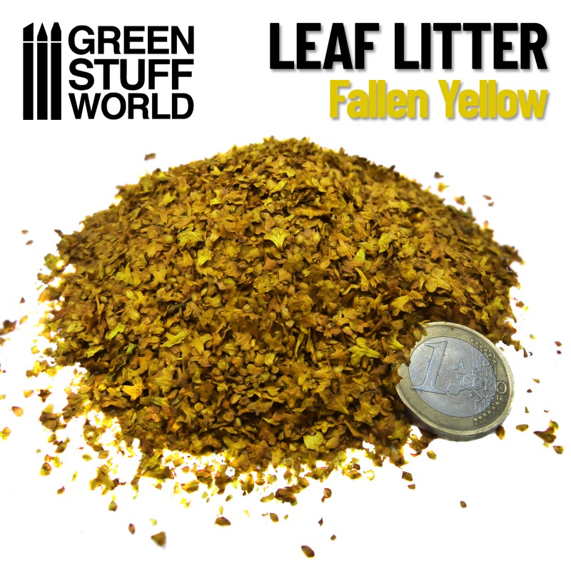 Leaf Litter - Fallen Yellow - Green Stuff World