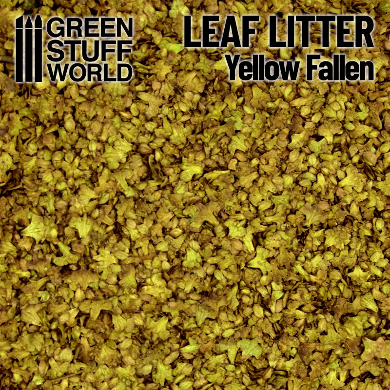 Leaf Litter - Fallen Yellow - Green Stuff World