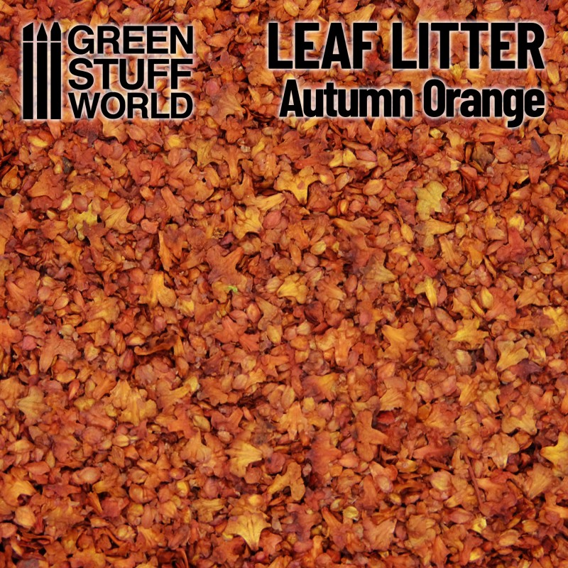 Micro Leaves - Autumn Leaf Litter - Green Stuff World