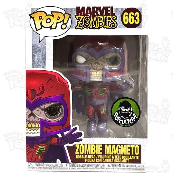 Zombie Magneto (Popcultcha Exclusive) #663 Marvel Zombies Pop! Vinyl