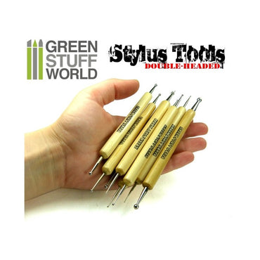 8x Sculpting Stylus Ball Tool Set - Green Stuff World