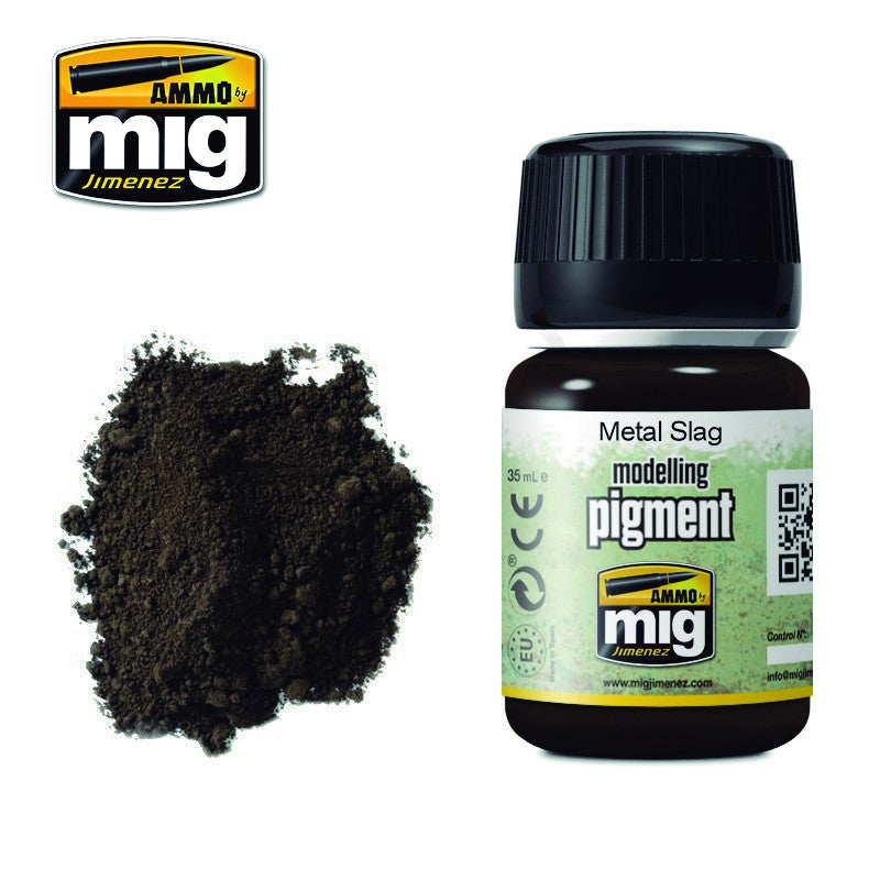 Ammo by MIG Pigments Metal Slag 35ml