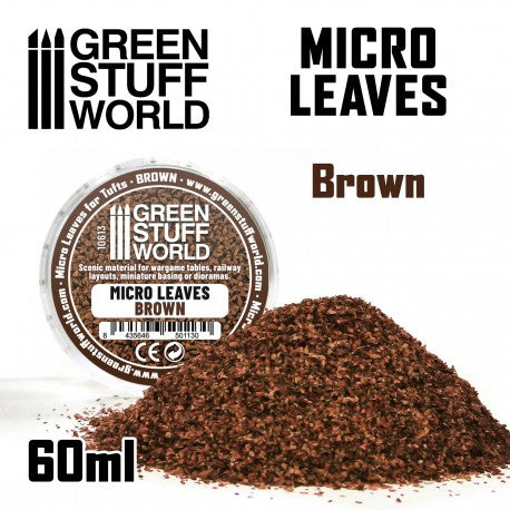 Micro Leaves - Brown Mix - Green Stuff World