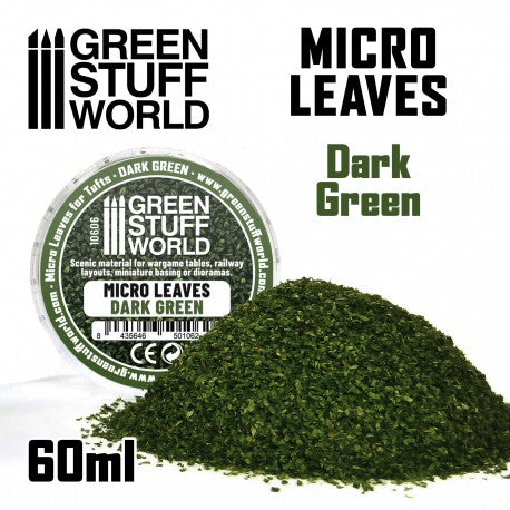 Micro Leaves - Dark Green Mix - Green Stuff World