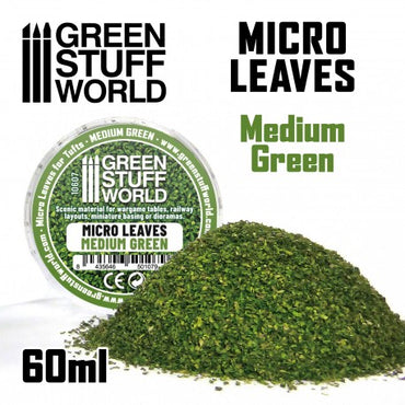 Micro Leaves - Medium Green Mix - Green Stuff World