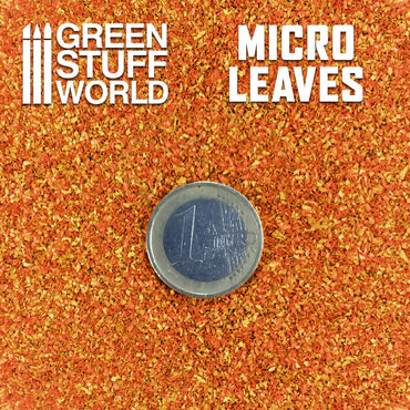 Micro Leaves - Orange Mix - Green Stuff World
