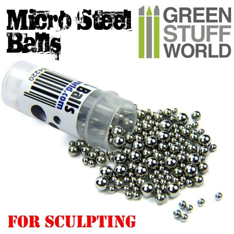 Micro STEEL Balls (2-4mm) - Green Stuff World