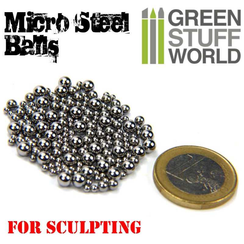Micro STEEL Balls (2-4mm) - Green Stuff World