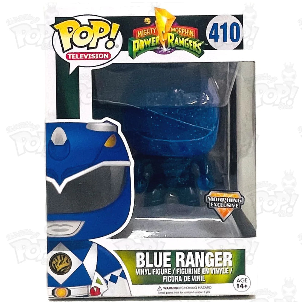 Blue Ranger (Morphing Exclusive) #410 Mighty Morphin Power Rangers Pop! Vinyl