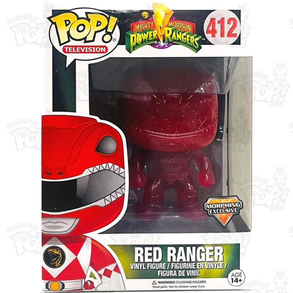 Red Ranger (Morphing Exclusive) #412 Mighty Morphin Power Rangers Pop! Vinyl