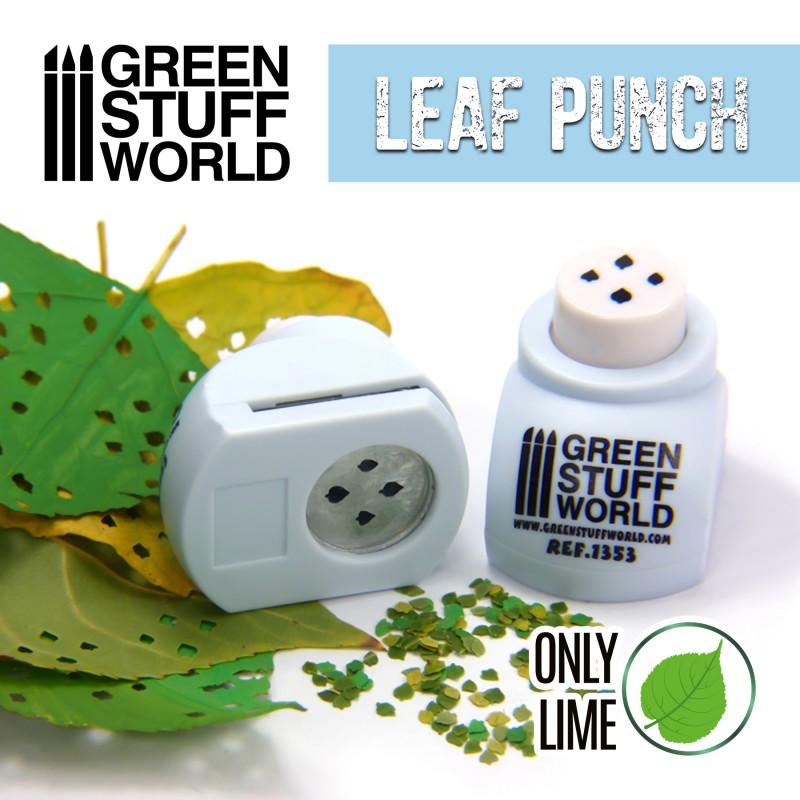 Miniature Leaf Punch LIGHT BLUE - Green Stuff World