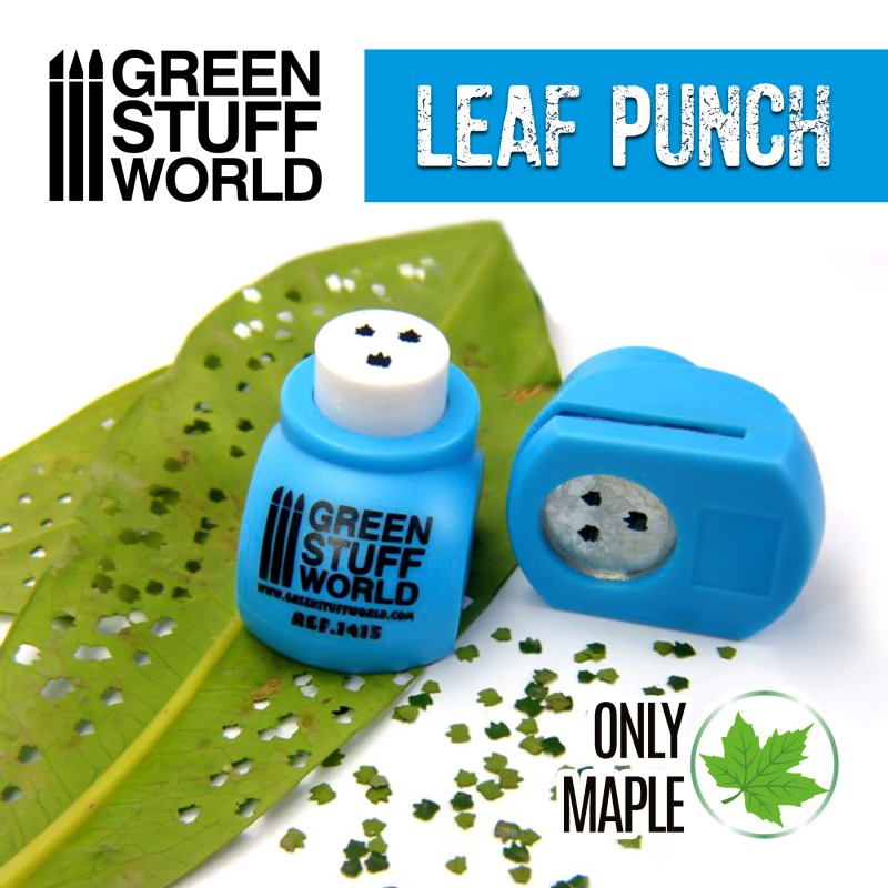 Miniature Leaf Punch MEDIUM BLUE - Green Stuff World