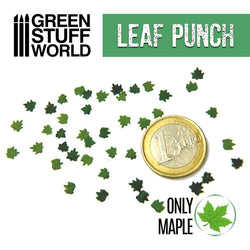 Miniature Leaf Punch MEDIUM GREEN - Green Stuff World