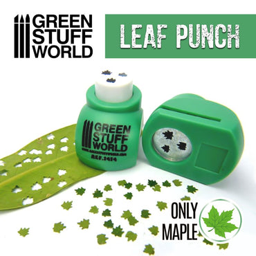 Miniature Leaf Punch MEDIUM GREEN - Green Stuff World