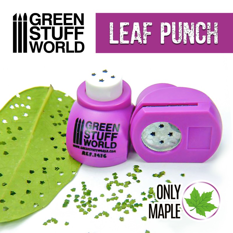 Miniature Leaf Punch MEDIUM PURPLE - Green Stuff World