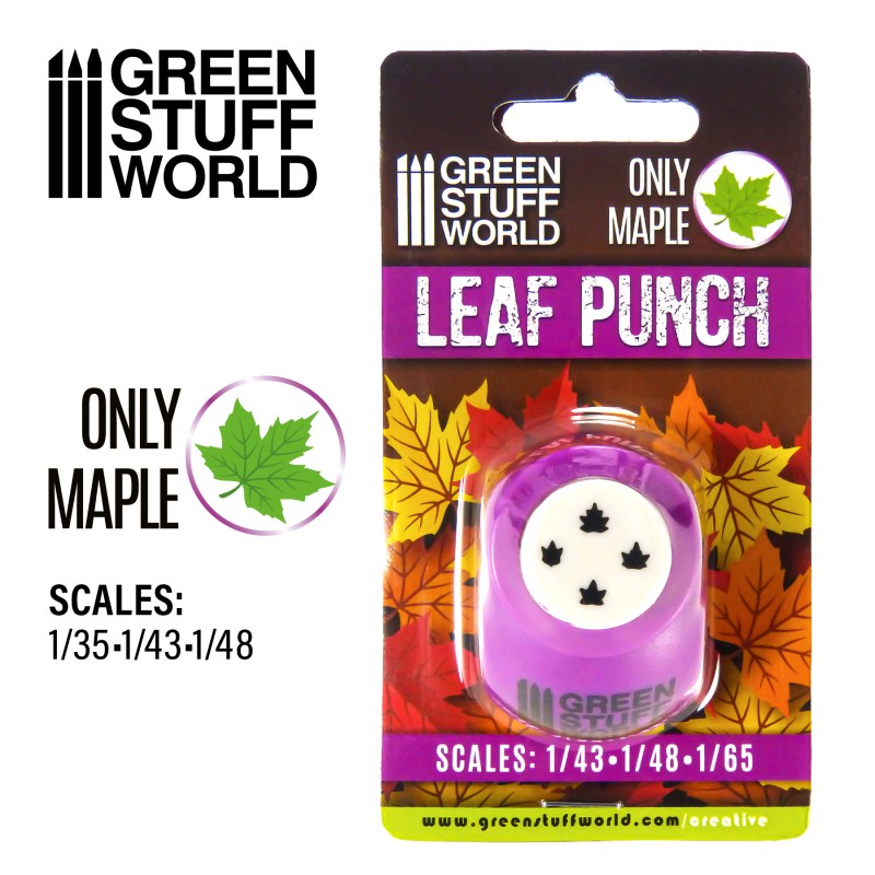 Miniature Leaf Punch MEDIUM PURPLE - Green Stuff World