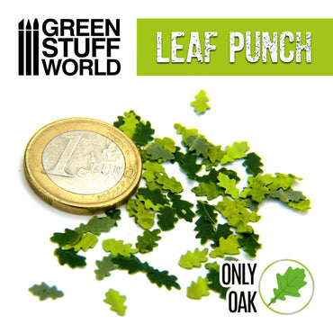 Miniature Leaf Punch LIGHT GREEN - Green Stuff World