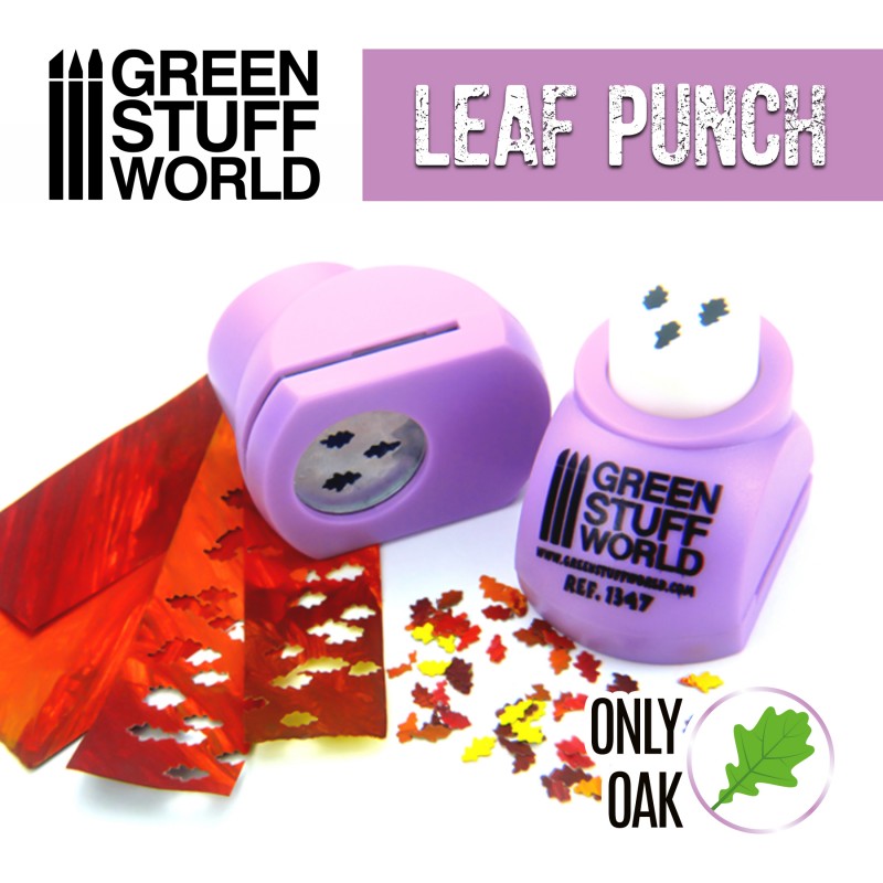 Miniature Leaf Punch LIGHT PURPLE - Green Stuff World