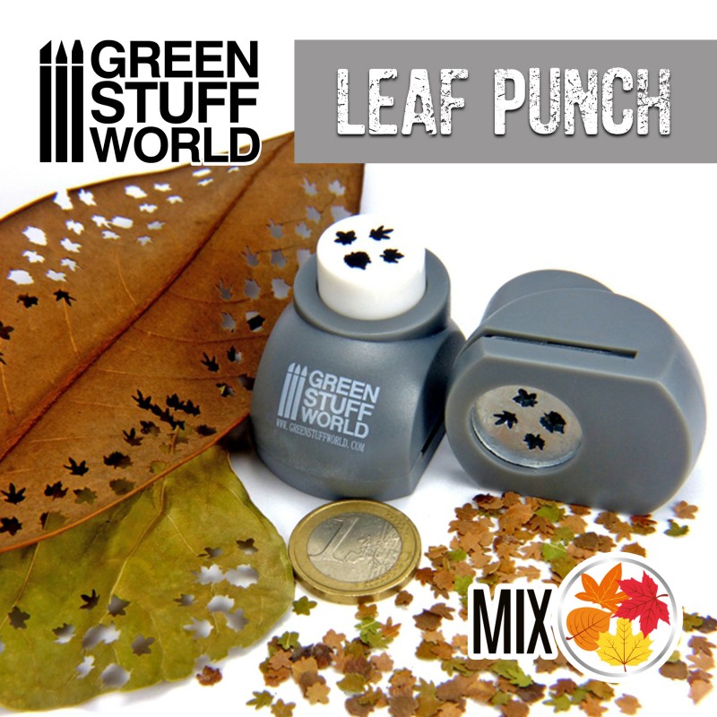 Miniature Leaf Punch GREY - Green Stuff World