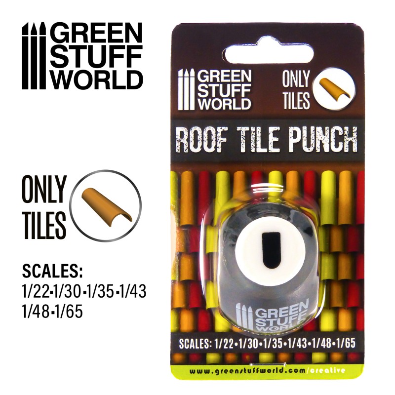 Miniature ROOF TILE Punch - Green Stuff World