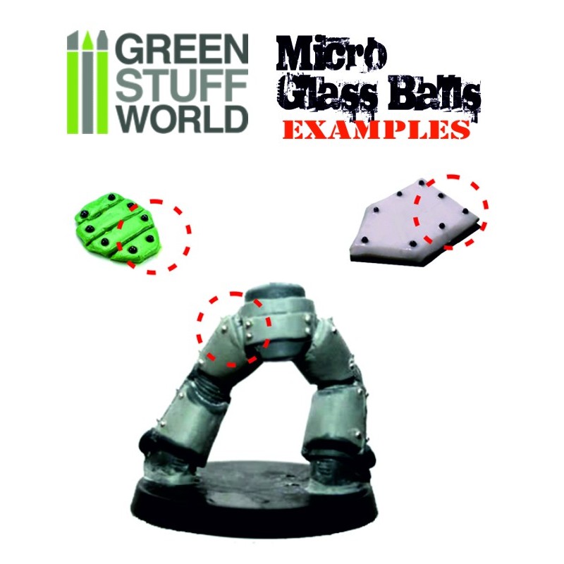 Mixed Micro Glass Balls (0.5-1.5mm) - Green Stuff World