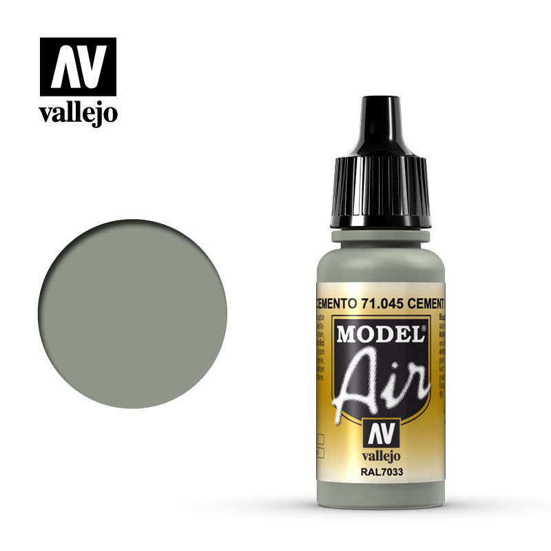 Vallejo Model Air - Cement Gray 17 ml