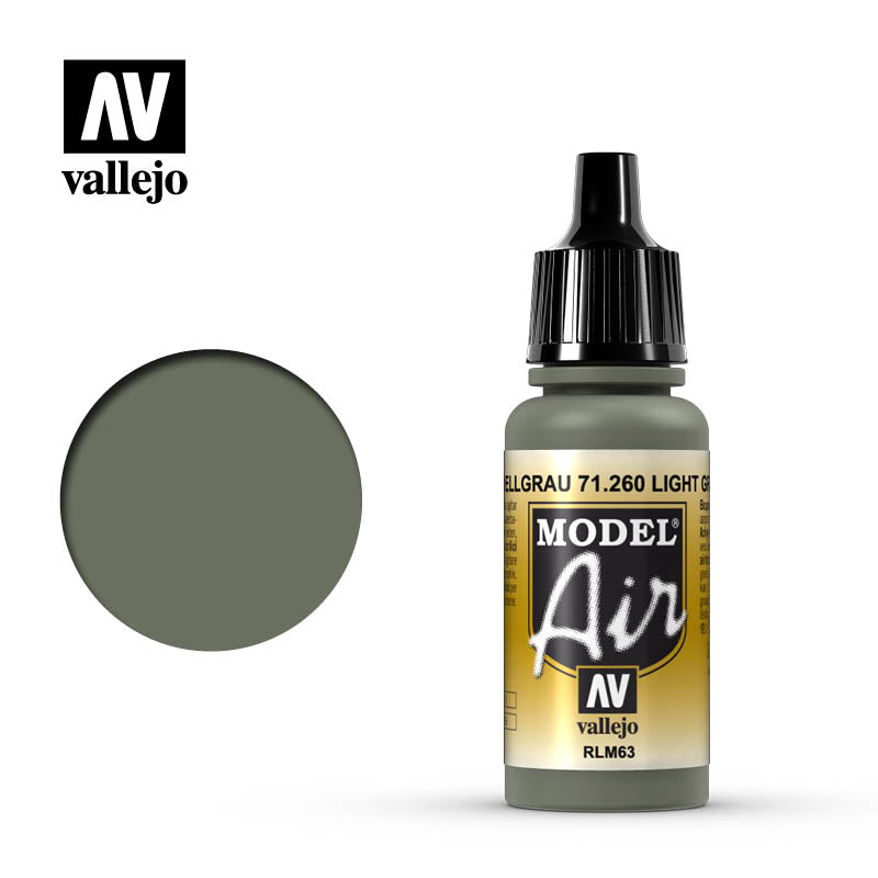 Vallejo Model Air - Light Grey RLM63 17 ml