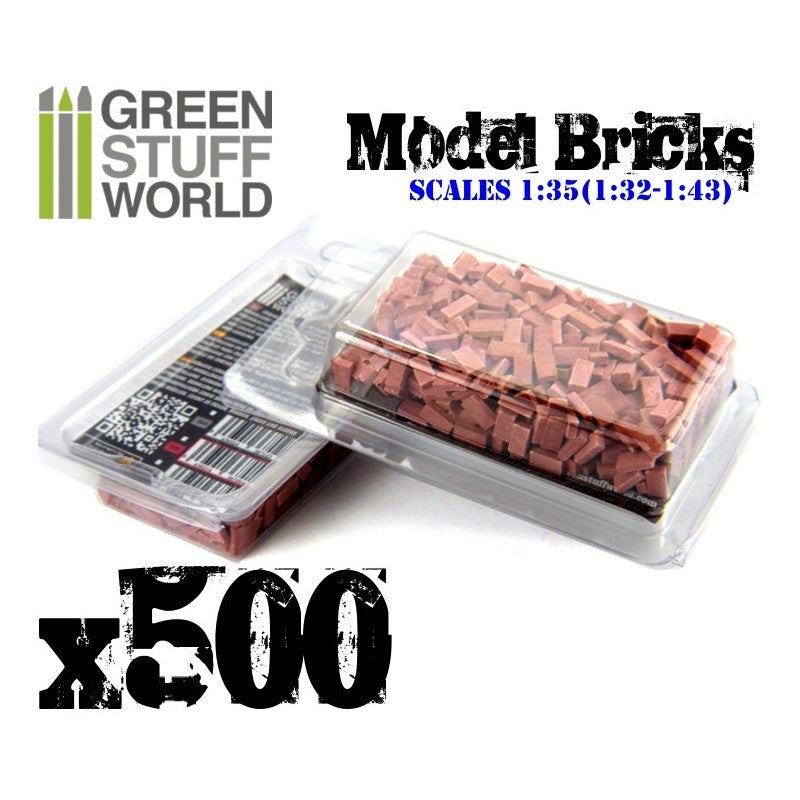 Model Bricks - Red x500 - Green Stuff World