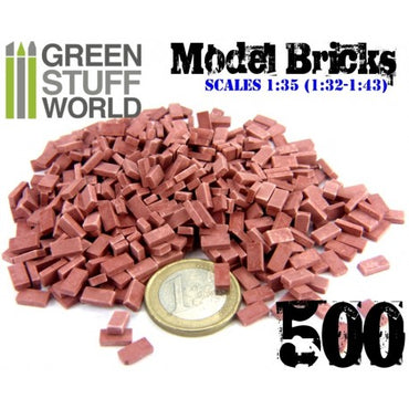 Model Bricks - Red x500 - Green Stuff World