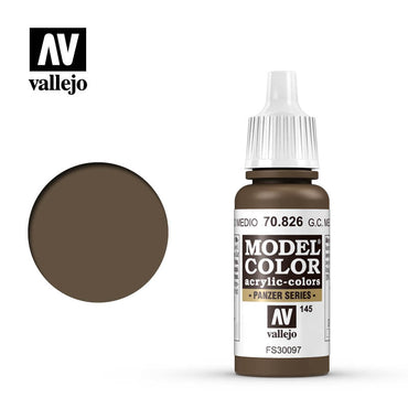 Vallejo Model Colour - German Cam Medium Brown 17 ml