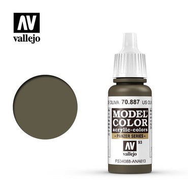 Vallejo Model Colour - Olive Drab 17 ml