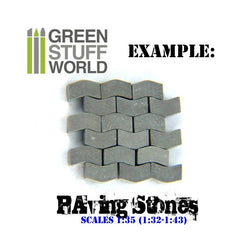 Model Paving Bricks - Grey x500 - Green Stuff World