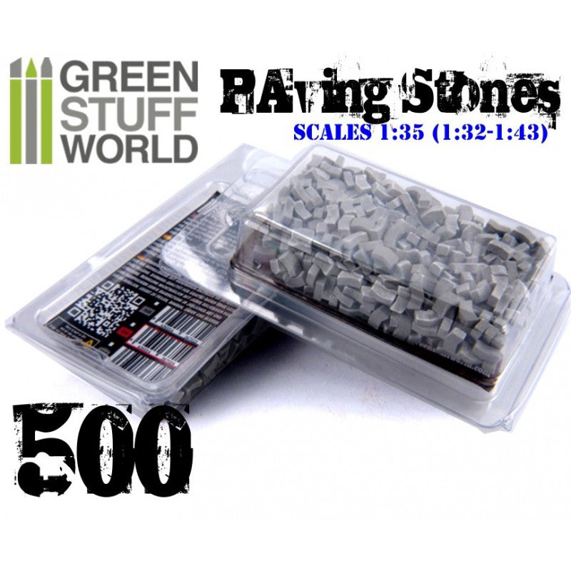 Model Paving Bricks - Grey x500 - Green Stuff World
