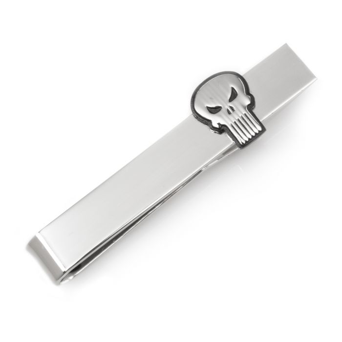 Marvel Punisher Silver Tie Bar (Tie Clip)