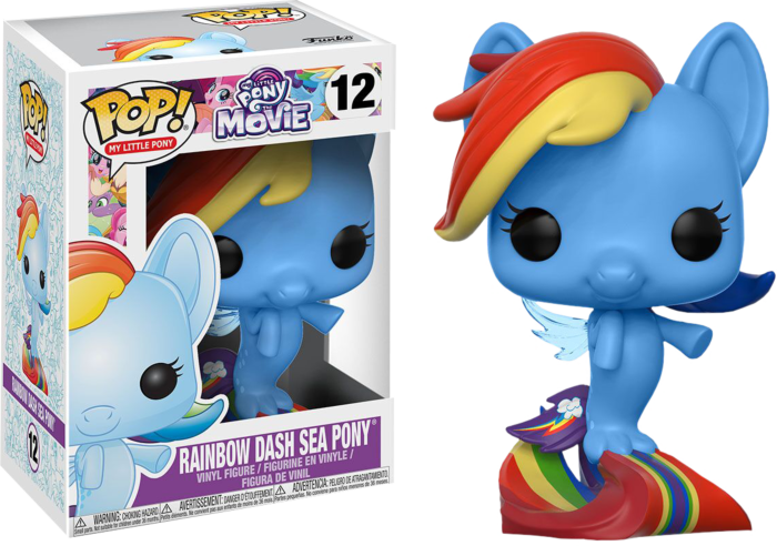 Rainbow Dash Sea Pony (Chase) #12 My Little Pony The Movie Pop! Vinyl