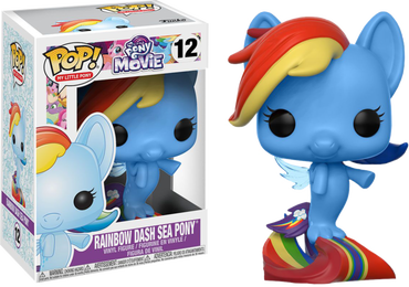 Rainbow Dash Sea Pony w/ chase #12 My Little Pony The Movie Pop! Vinyl
