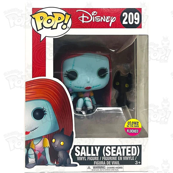 Sally (Seated) (Glow in the Dark Flocked) #209 Disney Funko Pop! Vinyl
