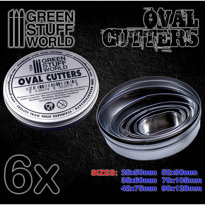 Oval Cutters for Bases - Green Stuff World