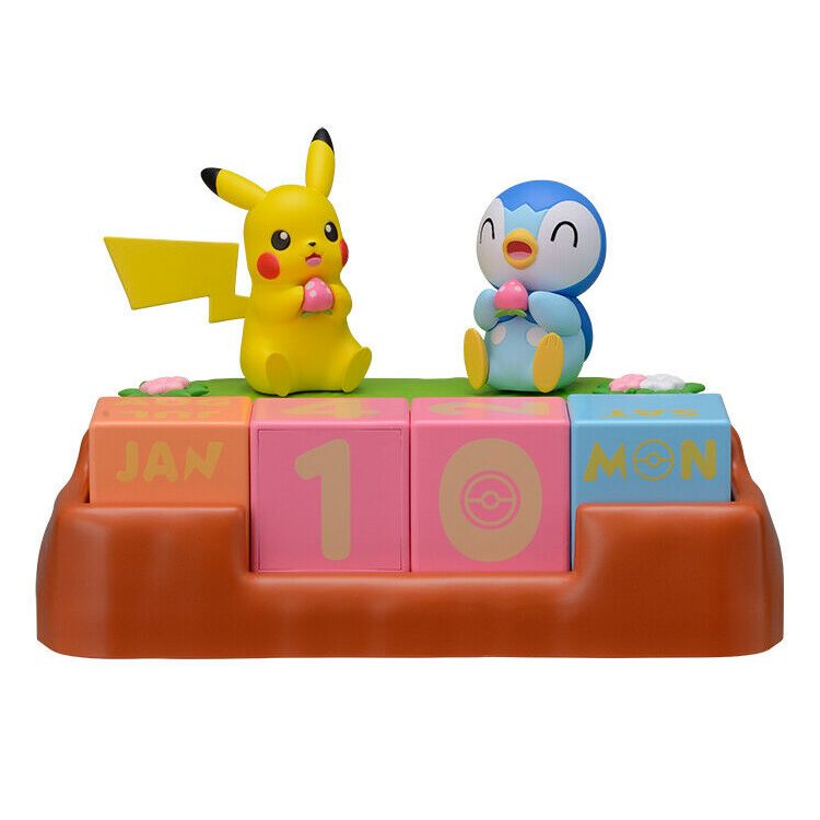 Pokemon Pikachu & Piplup Calendar