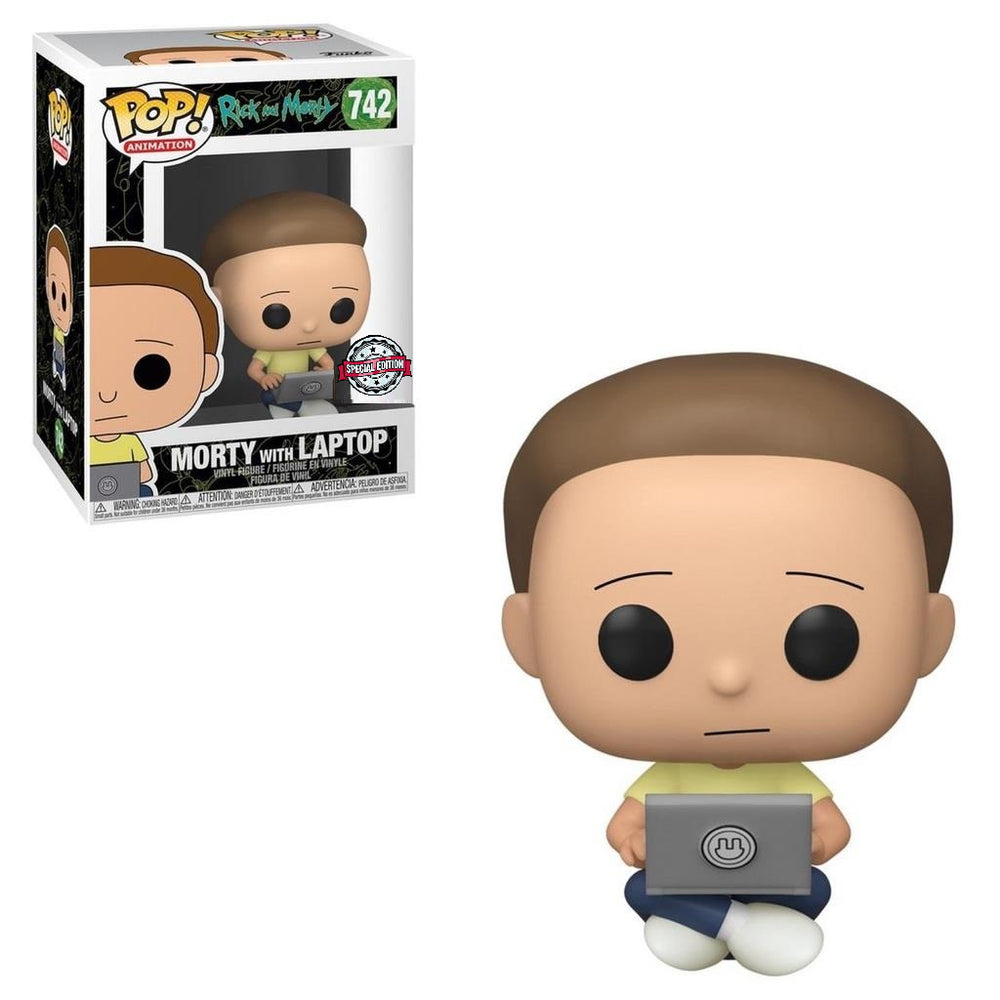 Morty with Laptop (Special Edition) #742 Rick and Morty Pop! Vinyl
